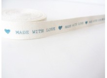 Aufnäher Borte made with ❤ Love